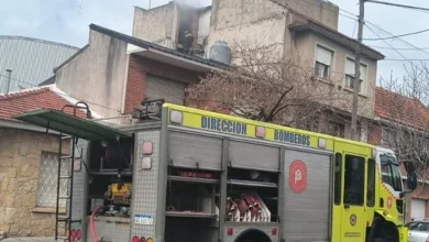 Fuerte incendio en una vivienda en el barrio San José