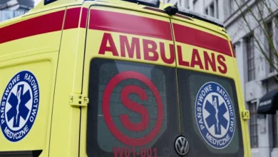 Groźny wypadek na skrzyżowaniu w Żywcu. Przy przejściu dla pieszych zderzyły się trzy auta