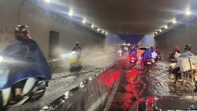 Hầm chui ở Đồng Nai ngập nhẹ sau mưa 5 Hầm chui ở Đồng Nai ngập nhẹ sau mưa