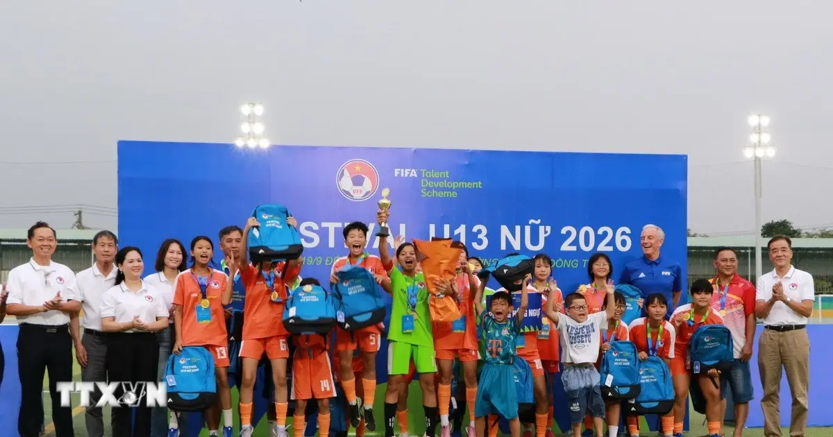 Hong Ngu, Dong Thap remporte le Festival de football féminin U13.