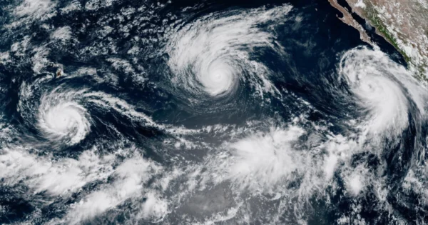 Hurricane Lowell remains