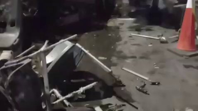 Videos Show Car: Videos Show Car Driving Into IRGC Supporters’ Gathering in Mashhad, Iran