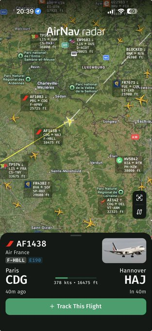 Air France Flight: Air France Flight AF1438 Declares Emergency After Departing Paris for Hannover