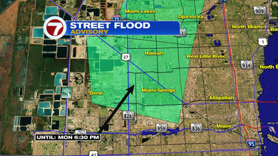 Street Flood Advisory: Street Flood Advisory Issued for Parts of Miami-Dade County Until 6:30 PM