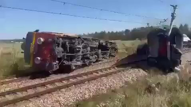 One Killed 20: Video: One Killed, 20 Injured After Train Hits Cement Truck in Poland