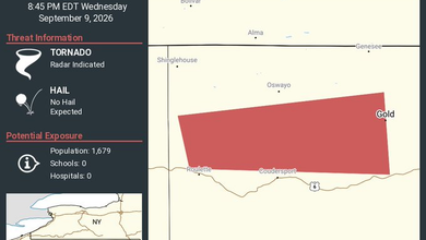 Tornado Warning for Gold, Pennsylvania, Until 8:45 PM EDT 4 Tornado Warning: Tornado Warning for Gold, Pennsylvania, Until 8:45 PM EDT