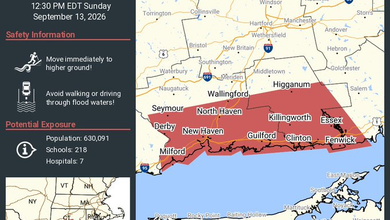 Flash Flood Warning: Flash Flood Warning Continues for New Haven, West Haven and Milford, Connecticut Until 12:30 PM EDT