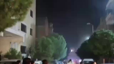 فيديو استنفار أمني: فيديو: استنفار أمني في حي المدينة بحماة بعد تفجير أمام باب الكنيسة