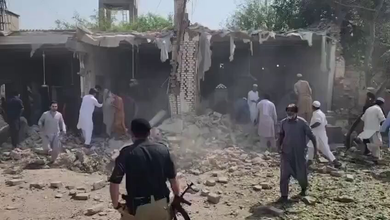 Least 15 Killed: Video: At Least 15 Killed, More Than 50 Wounded in Suspected Suicide Bombing Near Mosque in Pakistan