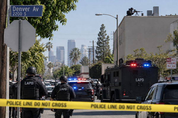 Leimert Park shooting: Suspect in custody after rooftop gunfire, 3 hospitalized 1 Leimert Park shooting: Suspect in custody after rooftop gunfire, 3 hospitalized