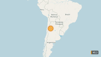Earthquake: Magnitude 5.3 earthquake strikes near Arauco, Argentina