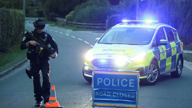 RAF Fairford: Armed Police Block Main Gate as Around 30 Emergency Vehicles Gather