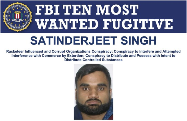FBI Adds Goldy Brar to Ten Most Wanted List, Offers Up to $1 Million 1 FBI Adds Goldy Brar to Ten Most Wanted List, Offers Up to $1 Million