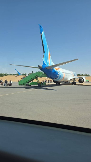 Photo shows damage to Flydubai FZ1073 tail after dramatic rapid descent