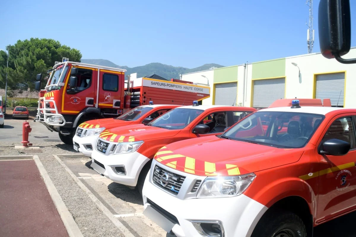 Incendie à Ghisonaccia : une moto, une voiture et un camping-car touchés