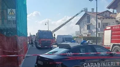 Incendio a San Biagio di Centallo