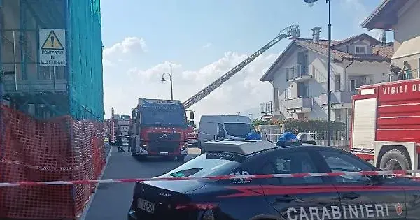 Incendio a San Biagio di Centallo