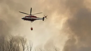 Incendio a Schiavi di Abruzzo, in azione elicottero e squadre a terra 7 Incendio a Schiavi di Abruzzo, in azione elicottero e squadre a terra