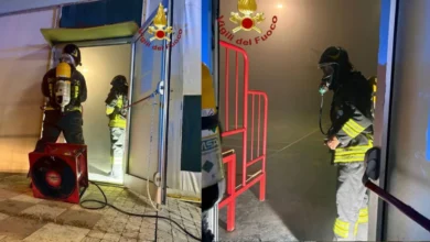 Incendio nella palestra comunale, non si esclude l'atto vandalico