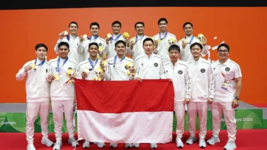 Indonesia Naik ke Peringkat 16 Usai Raih Emas Pertama di Asian Games 2026