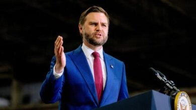 JD Vance confronts