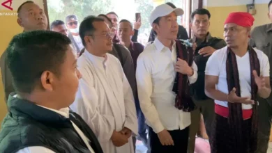 Jokowi tinjau kerusakan Gereja Paroki Keluarga Kudus Lei