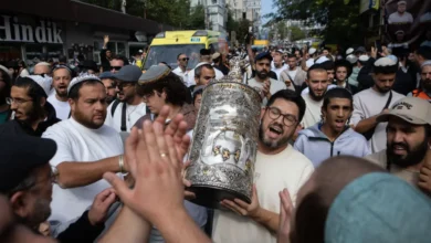 Jüdische Pilger in Uman: Vor Luftangriffen haben sie keine Angst