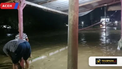 Kali Bulan Meluap, Sejumlah Rumah di Aceh Tenggara Tergenang Banjir 5 Kali Bulan Meluap, Sejumlah Rumah di Aceh Tenggara Tergenang Banjir