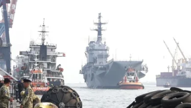 Kapal Induk ITS Giuseppe Garibaldi tiba di Indonesia