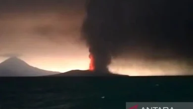 Kemenhub minta kapal jaga jarak radius 3 km dari Gunung Anak Krakatau 5 Kemenhub minta kapal jaga jarak radius 3 km dari Gunung Anak Krakatau
