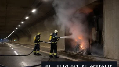 Korneuburg: Brand in Tunnelnische rasch gelöscht 4 Korneuburg: Brand in Tunnelnische rasch gelöscht
