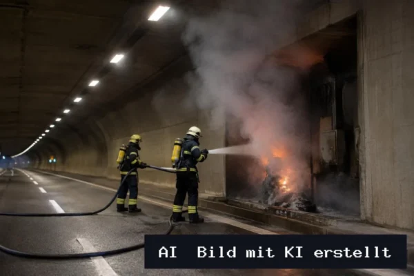 Korneuburg: Brand in Tunnelnische rasch gelöscht