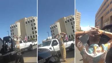 Man arrested truck