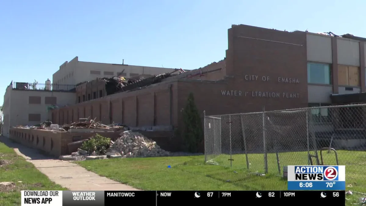 Menasha continues relying on Neenah water months after tornado 1 Menasha continues relying