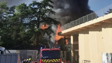 Métropole de Lyon. Incendie au crématorium de Bron