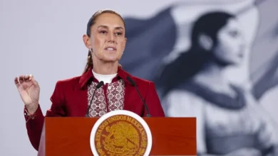 México insiste en que defenderá su independencia ante "cualquier potencia extranjera" tras el mapa publicado por Trump con la bandera de EE.UU.