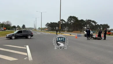 Mujer murió tras choque entre auto y moto en Interbalnearia; tenía alcohol en sangre