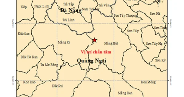 Nach sieben Erdbeben gestern erlebte die Provinz Quang Ngai ein weiteres Erdbeben der Stärke 3,2. 1 Nach sieben Erdbeben gestern erlebte die Provinz Quang Ngai ein weiteres Erdbeben der Stärke 3,2.