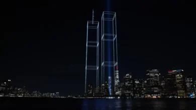 Nederlandse lichtinstallatie brengt Twin Towers voor even terug in New York 4 Nederlandse lichtinstallatie brengt Twin Towers voor even terug in New York