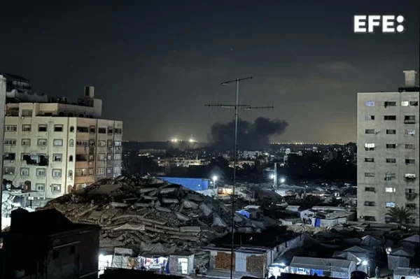 Nueve gazatíes heridos por un misil interceptor israelí activado por fuego del propio Israel.