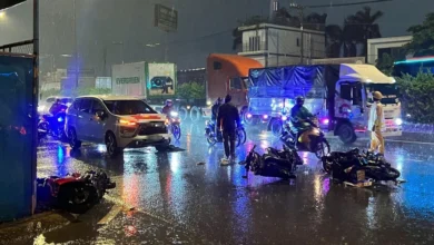 Ô tô tông xe liên hoàn trên đường Đỗ Mười, 1 người tử vong