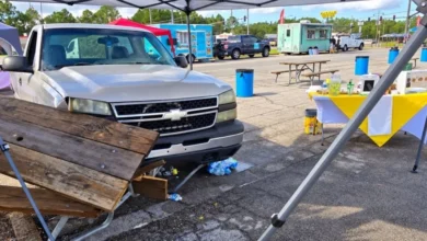 One person arrested after single-vehicle accident damages stand at Gautier Farmer’s Market, police chief says 6 One person arrested