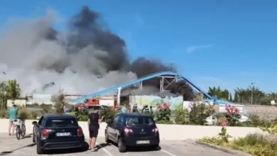 Palavas-les-Flots : un incendie en cours au Luna Park à l’entrée de la ville