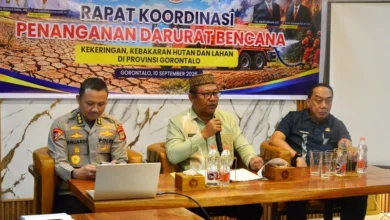 Pemprov Gorontalo Gelar Rakor Penanganan Darurat Kekeringan dan Karhutla
