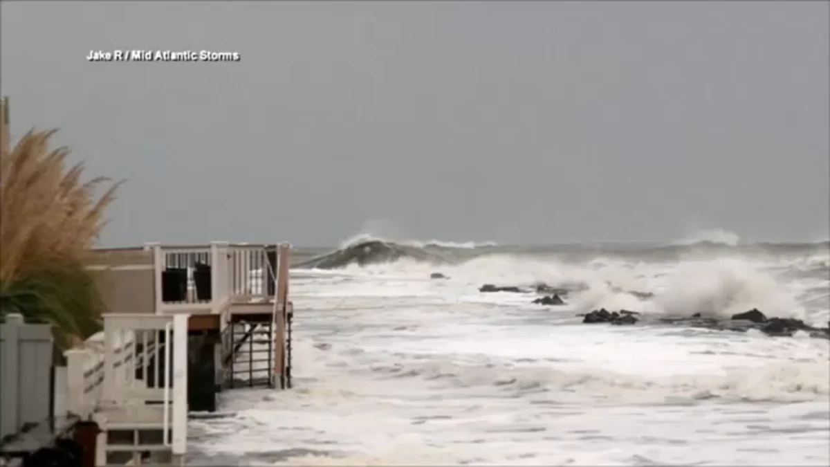 persistent nor'easter batters