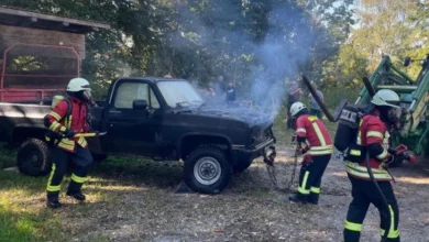 Pkw-Brand bei Schweitenkirchen: 45-Jähriger verhinderte Schlimmeres