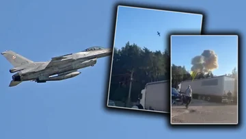 Polska poderwała myśliwce. Media: Rosyjski dron spadł przy granicy