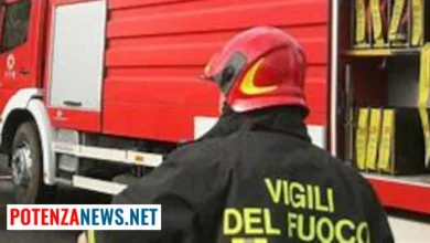 Potenza: vasto incendio in provincia!
