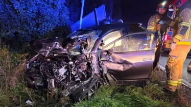 Poważny wypadek na krajówce. Zderzyły się trzy pojazdy
