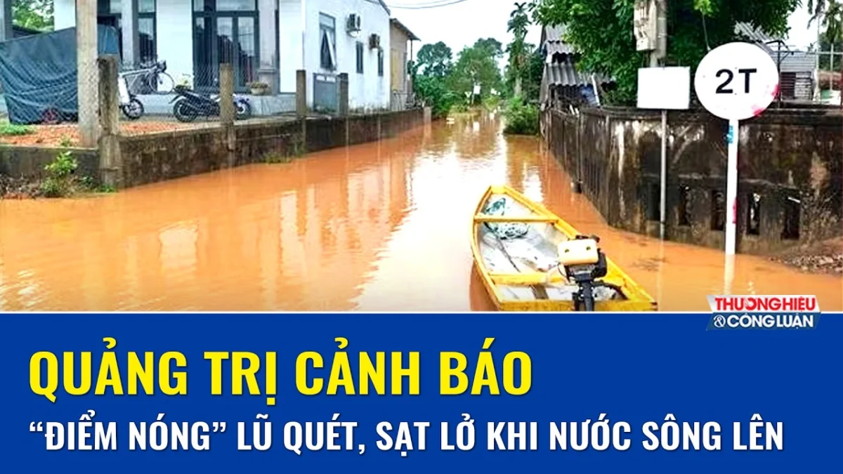 Quảng Trị “nín thở” trước đợt lũ mới, nước sông dâng, cảnh báo ngập từ vùng núi đến đô thị 1 Quảng Trị “nín thở” trước đợt lũ mới, nước sông dâng, cảnh báo ngập từ vùng núi đến đô thị